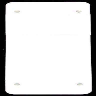 Minn Kota 2371970 Plate - Inner, Saltwater, White, Maxxum/AllTerrain, Quick Release