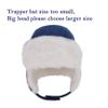 Keepersheep Baby Boy Ushanka Earflap Winter Trooper Hat Cap, Kids Trapper Hat (Blue Depths, 6-12 Months) view 2