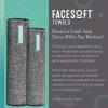 Facesoft Yoga Towel - Infused with Activated Charcoal to Detoxify and Sweat - Made with Eco-Friendly Aqua-Cotton Yarn - Biodegradable and Sustainable - All Ages view 3
