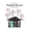 Facesoft Yoga Towel - Infused with Activated Charcoal to Detoxify and Sweat - Made with Eco-Friendly Aqua-Cotton Yarn - Biodegradable and Sustainable - All Ages view 4