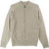 Club Room Mens Textured Cardigan Sweater, Grey, Small view 1