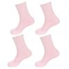 BambooMN Women's Extra Large Fuzzy Soft Colored Cozy Plush Warm Fluffy Socks - Pink - 4 Pairs view 1