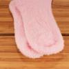BambooMN Women's Extra Large Fuzzy Soft Colored Cozy Plush Warm Fluffy Socks - Pink - 4 Pairs view 4