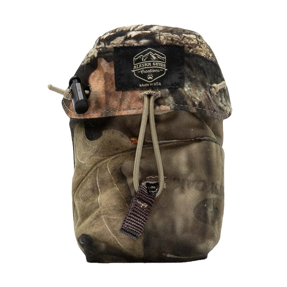 Alaska Guide Creations Rangefinder Vertical Pouch | Ambidextrous Design | Essential Accessory for Hiking and Hunting (Mossy Oak Break-Up Country)