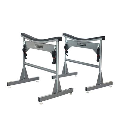 SPAREHAND Fishing Kayak Storage Rack  DM-117 Lowered Height Version Kayak Holder with 410 Lbs Weight Capacity  Portable Demo Rack for Kayaks & Canoes  Ideal for Garage & Store Display, Heather Gray