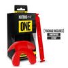 Nxtrnd One Football Mouth Guard, Strap Included, Fits Adult & Youth (Red) view 4