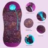 AceCamp Glow in The Dark Mummy Sleeping Bag for Kids and Youth, Temperature Rating 30F/-1C, Water-Resistant for Camping, Hiking, and Slumber Party (Purple, Youth) view 2