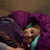 AceCamp Glow in The Dark Mummy Sleeping Bag for Kids and Youth, Temperature Rating 30F/-1C, Water-Resistant for Camping, Hiking, and Slumber Party (Purple, Youth) view 4
