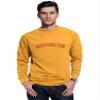 Daxton Washington Sweatshirt Athletic Fit Pullover Crewneck French Terry Fabric, Mustard Sweatshirt Red Letters, 1XL view 1