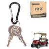 10L0L Universal Golf Cart Ignition Keys for EZGO 1982-up Electric and Gas, 2 PCS, OEM# 17063-G1 17063G1 (Silver)