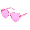 JUSLINK Love Heart Shaped Sunglasses for Women(Pink) view 1