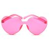 JUSLINK Love Heart Shaped Sunglasses for Women(Pink) view 2