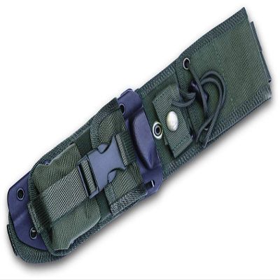 ESEE Black Kydex Sheath, OD MOLLE Back, OD Pouch