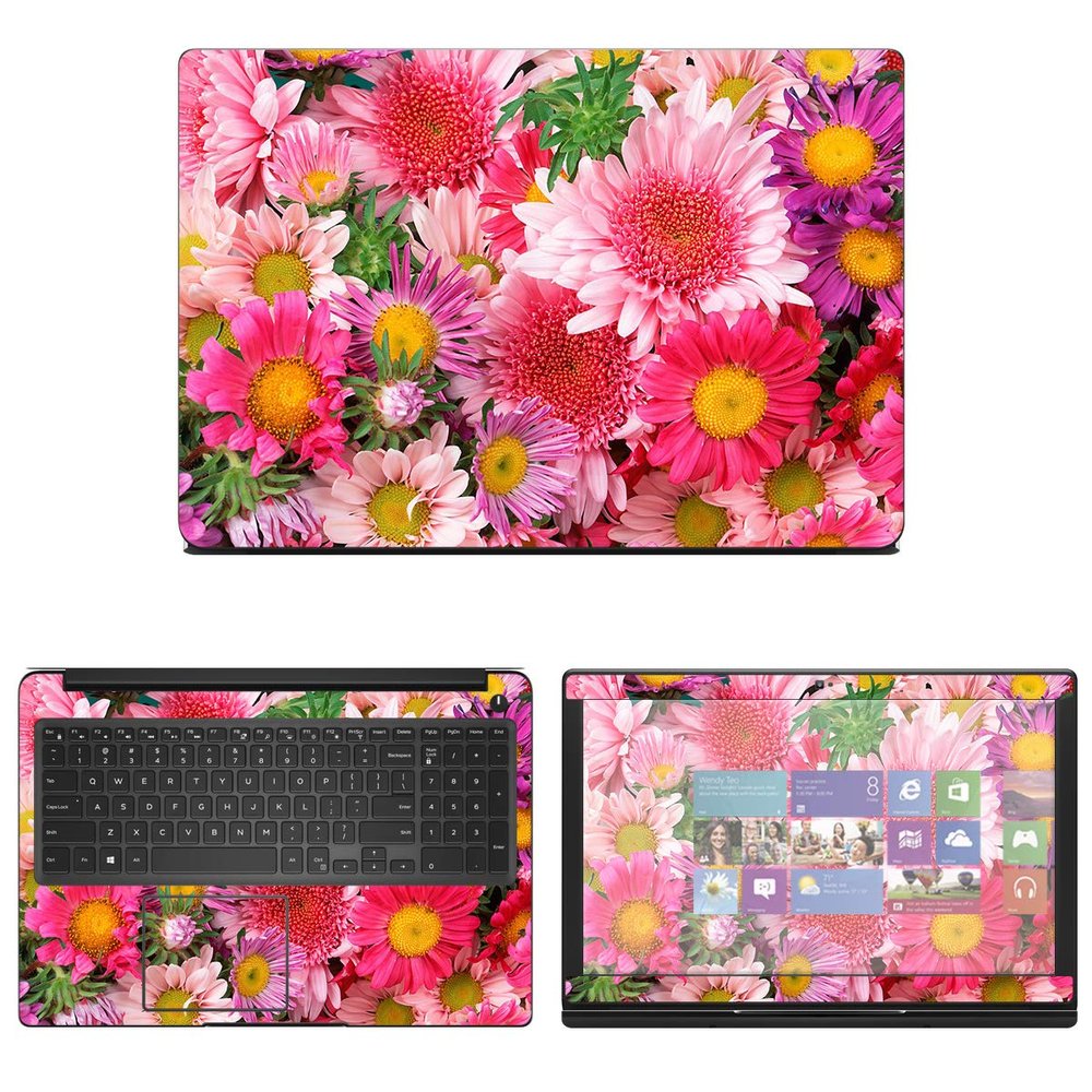 Decalrus - Protective Decal Floral Skin Sticker for Dell Latitude 3500 (15.6" Screen) case Cover wrap DElatitude15_3500-211