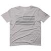 0176. Gray America USA American United States Vintage Flag Patriotic Style for Men T Shirt (Light Gray 2X-Large) view 1