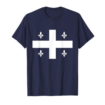 Quebec Fleurdelise Flag for Men and Women T-Shirt