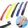 VALINK Plastic Shoe Horn Long Handle Durable Shoehorn Aid Stick Slip Aid Lifter Durable Shoes Horns for Home Hotel view 3