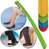 VALINK Plastic Shoe Horn Long Handle Durable Shoehorn Aid Stick Slip Aid Lifter Durable Shoes Horns for Home Hotel view 4