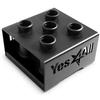 Yes4All Barbell Holder 5 Bars Vertical Storage Display Rack for Olympic Bar,C. Black view 1