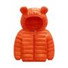 Toddler Baby Boys Girls Winter Coats Jacket Warm Clothes for 1-4 Years Old Kid Thick Ears Hoodie Velvet Snowsuit (18-24 Months, Orange) view 1