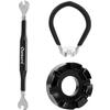 Oumers 3 Pack of Bike Spoke Wrench Kit, Forged Steel Bike Rim Correct Tool Bicycle Spoke Tool-Black view 1
