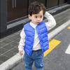 Moonker-Baby Tops Toddler Boys Girls Winter Warm Waistcoat Coats Jacket for 1-5 Years Old Child Solid Striped Vest Outwear Clothes (2-3 Years Old, Blue) view 4