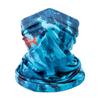 BASSDASH UPF 50+ UV Sun Protection Neck Gaiter Fishing Mask Hunting Kayaking Hiking Cycling Ski Sports Blue Camo view 1