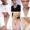PROSTEEL Ashes Urn Necklace Men Women Memorial Keepsake Jewelry Stainless Steel Forever in My Heart Pendant Hair Perfume Locket Cremation Necklace view 3