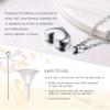 PROSTEEL Ashes Urn Necklace Men Women Memorial Keepsake Jewelry Stainless Steel Forever in My Heart Pendant Hair Perfume Locket Cremation Necklace view 4