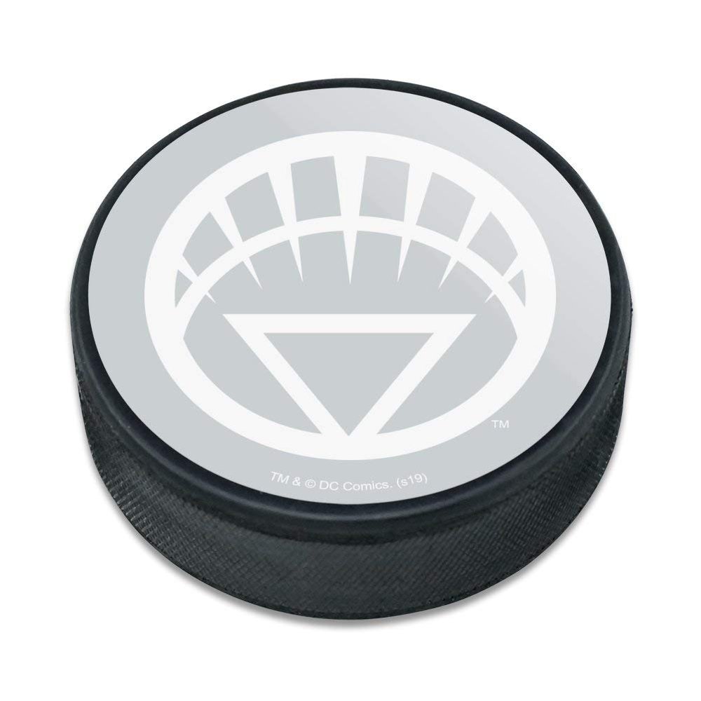 GRAPHICS & MORE Green Lantern Blackest Night White Lantern Logo Ice Hockey Puck