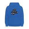 Spreadshirt ATV Racer Kids' Hoodie, L, royal blue view 1