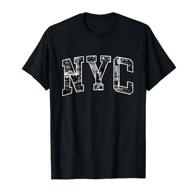 NYC Tshirt Women Men Kids Skyscraper New York City Casual T-Shirt