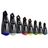 TYR Flexfin 2.0 Rubber Swim Fins - Adult Swimming Gear for Pool Lap Swimming, Training - Blade Fins Promote Proper Movement Through Legs and Feet - 100% Rubber - Color Coded - XL, Black view 3