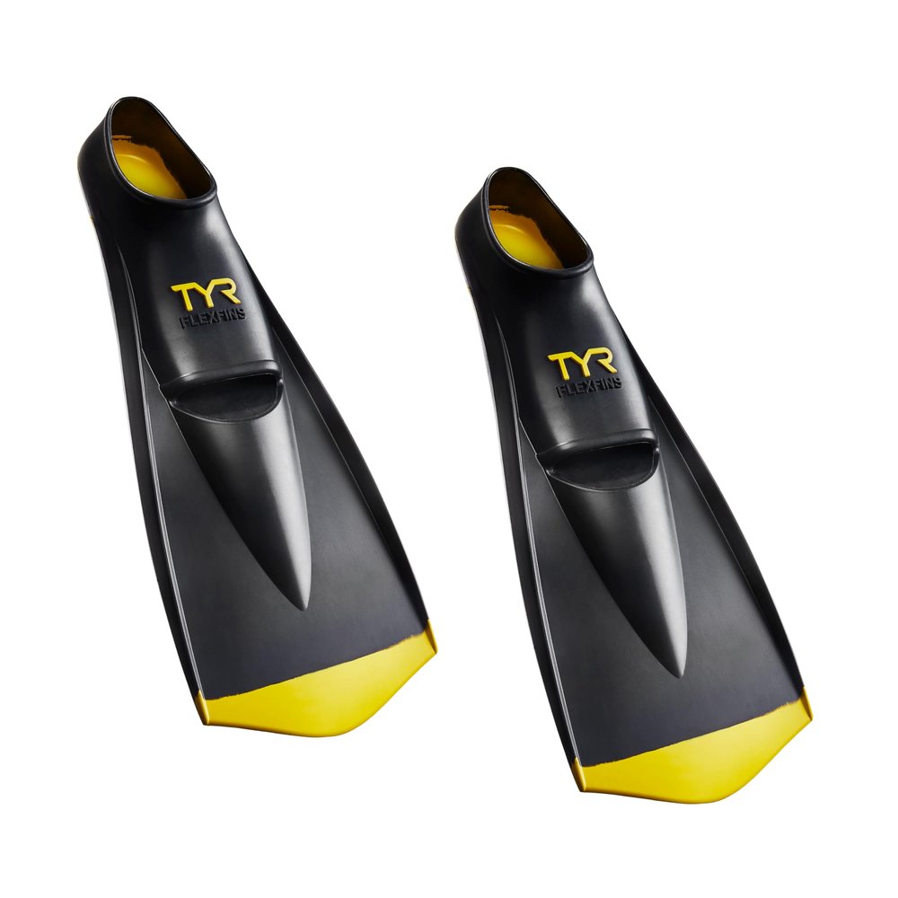 TYR Flex Fins 2.0, Black/Yellow, Small