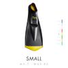 TYR Flex Fins 2.0, Black/Yellow, Small view 2