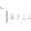 JBL Cruise PWSACCCRUISEM8 8MM Bolt Kit for use PWSSPKCRUISE view 2