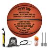 Kenon Personalized Basketball Gift for Son from Mom - Engraved Basketball Indoor/Outdoor Game Ball - Enioy The Ride and Never Forget Your Way Back Home, Graduation Birthday for Son view 1