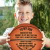 Kenon Personalized Basketball Gift for Son from Mom - Engraved Basketball Indoor/Outdoor Game Ball - Enioy The Ride and Never Forget Your Way Back Home, Graduation Birthday for Son view 4