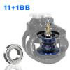 Fishdrops Baitcaster Reel Ultra-Light Baitcasting Fishing Reel, 7.0:1 Gear Ratio, 12.12LB Drag Magnetic Brake, Smooth 11+1BB, Freshwater & Saltwater and Affordable Low Profile Bait Caster Reel view 3