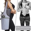 Ewedoos Canvas Yoga Mat Bag Fits Most Mats Yoga Bag with Large Storage Pockets to Hold More Accessories Ideal for Pilates Workout Gifts & Travel view 4