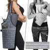 Ewedoos Canvas Yoga Mat Bag Fits Most Mats Yoga Bag with Large Storage Pockets to Hold More Accessories Ideal for Pilates Workout Gifts & Travel view 4