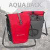 VAUDE Rt-hinterradtaschen 12411, red, One size, Aqua Back view 2