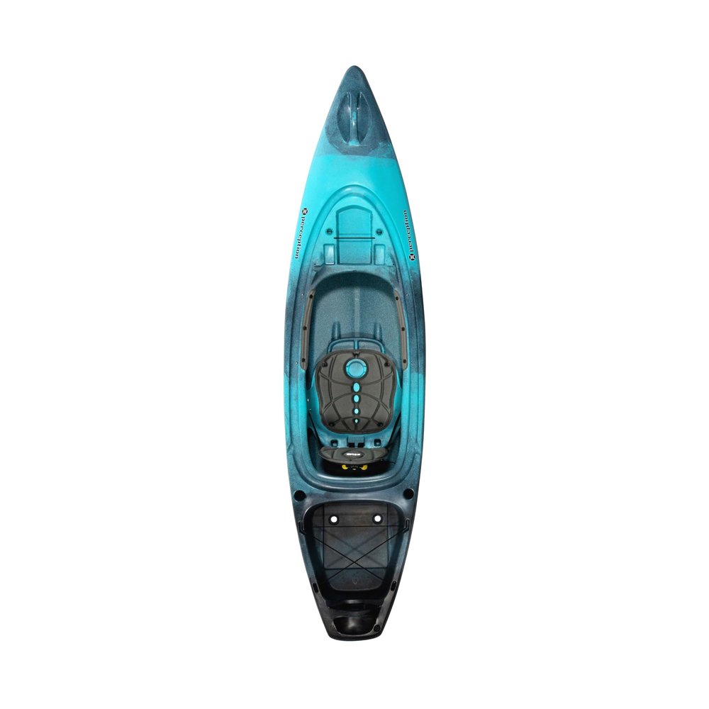 Perception Sound 9.5 - Sit Inside Kayak for Fishing and Fun - Two Rod Holders - Large Rear Storage - 9' 6" - Dapper