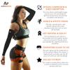 AetherGear Compression Arm Sleeve (2 pack) - Men and Women for Basketball, Volleyball, Tennis, Golf, Baseball, UV Protection (Black) view 3