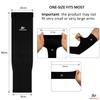 AetherGear Compression Arm Sleeve (2 pack) - Men and Women for Basketball, Volleyball, Tennis, Golf, Baseball, UV Protection (Black) view 4