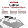 Yakima Fishing Pole Rod Car Rack Mount, ReelDeal 4 Ski & 2 Snowboard Holder w/ SKS Locks - Heavy-Duty and Portable Vehicle Storage Accessories for Travel Organization view 2