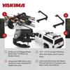 Yakima Fishing Pole Rod Car Rack Mount, ReelDeal 4 Ski & 2 Snowboard Holder w/ SKS Locks - Heavy-Duty and Portable Vehicle Storage Accessories for Travel Organization view 3
