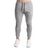 Wangdo Men's Joggers Sweatpants Gym Training Workout Pants Slim Fit with Zipper Pockets(Grey-XXL) view 2