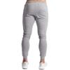 Wangdo Men's Joggers Sweatpants Gym Training Workout Pants Slim Fit with Zipper Pockets(Grey-XXL) view 4