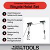 Great Working Tools Ceiling Mount Bike Hoist Set of 2 Bike Hangers Pulley System view 2